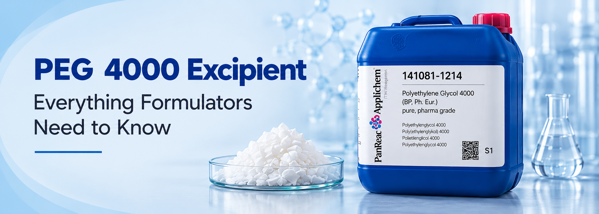 PEG 4000 (Polyethylene Glycol 4000) Pharmaceutical Supplier in India: Complete Guide